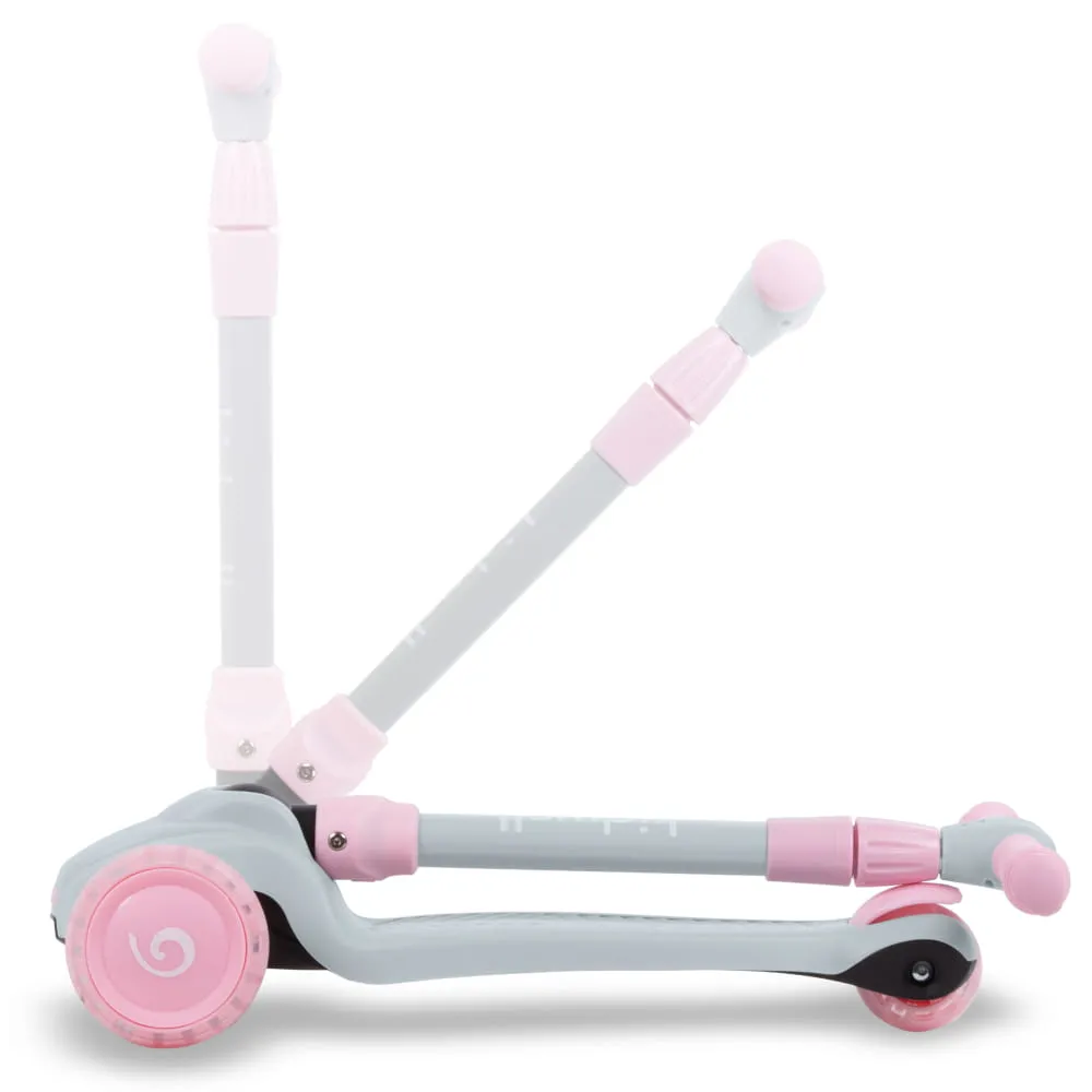 Трехколесный самокат Kidwell Jax gray/pink